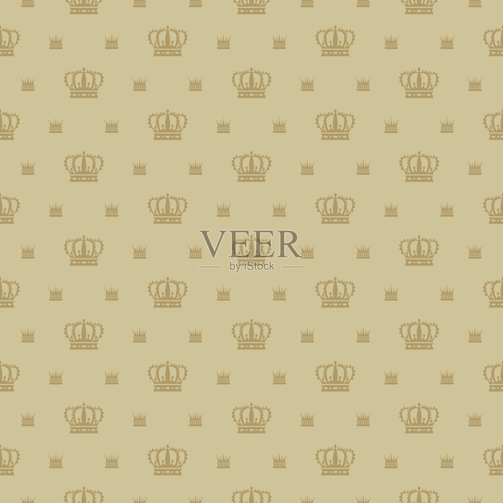 无缝的复古的壁纸插画图片素材