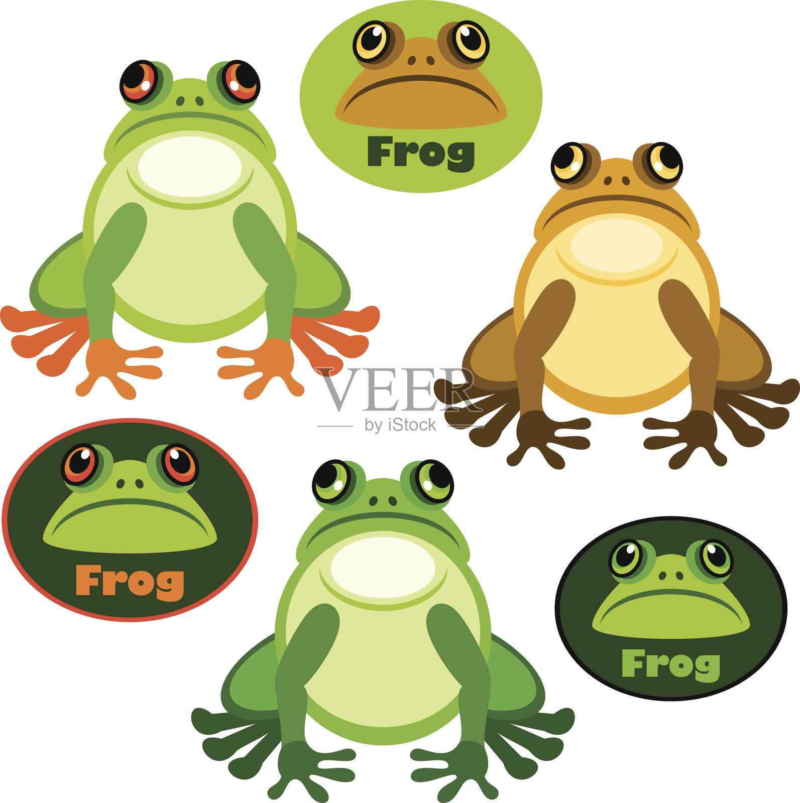 青蛙插画图片素材