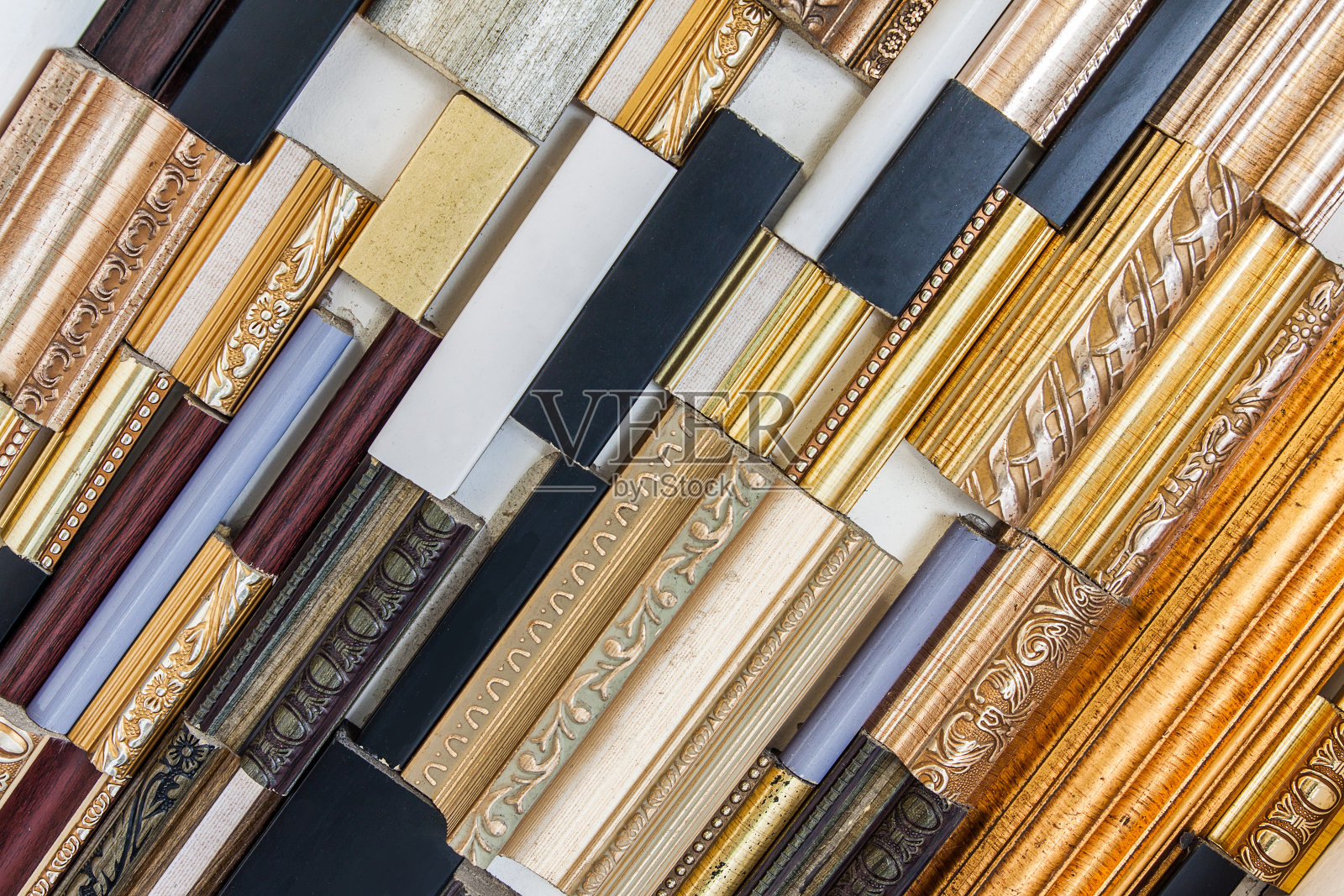 挂样木框角照片摄影图片