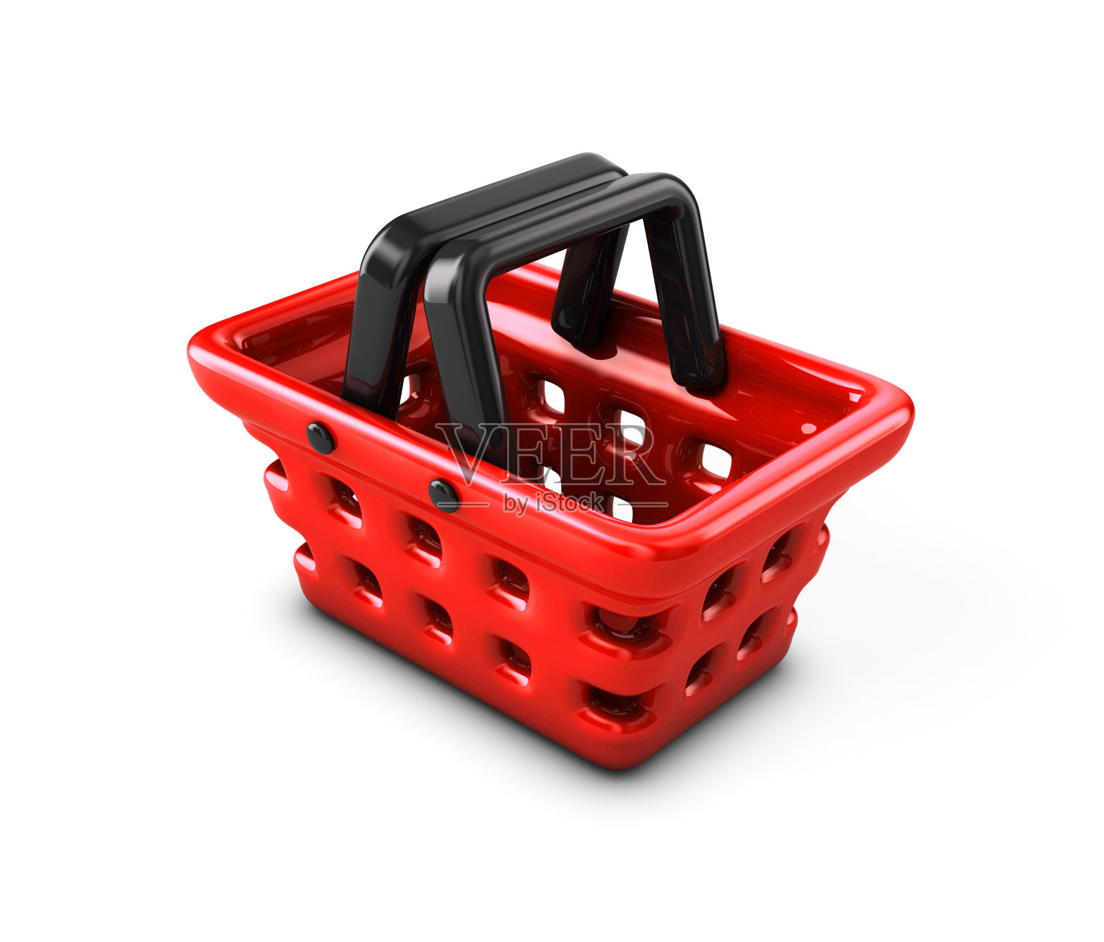 篮子超市。照片摄影图片