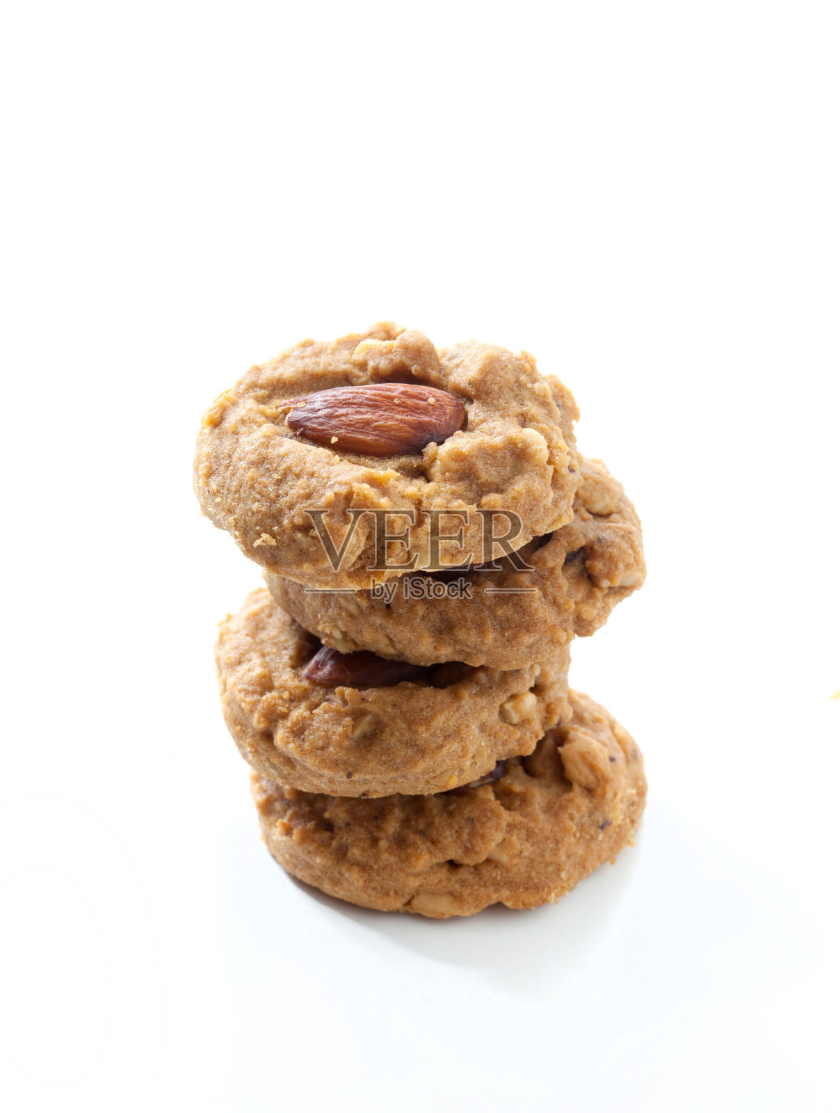 杏仁饼干照片摄影图片