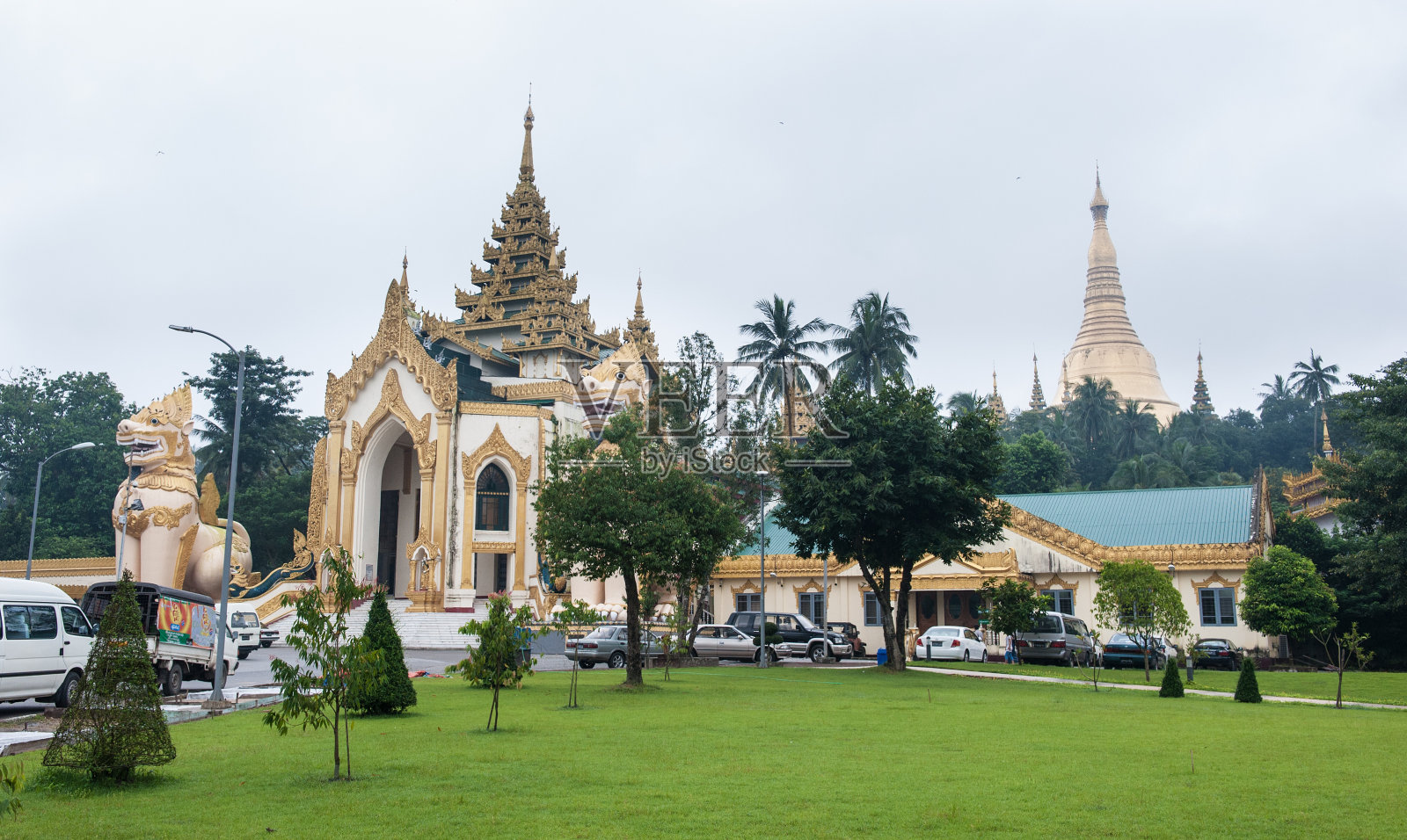 缅甸仰光大金塔照片摄影图片