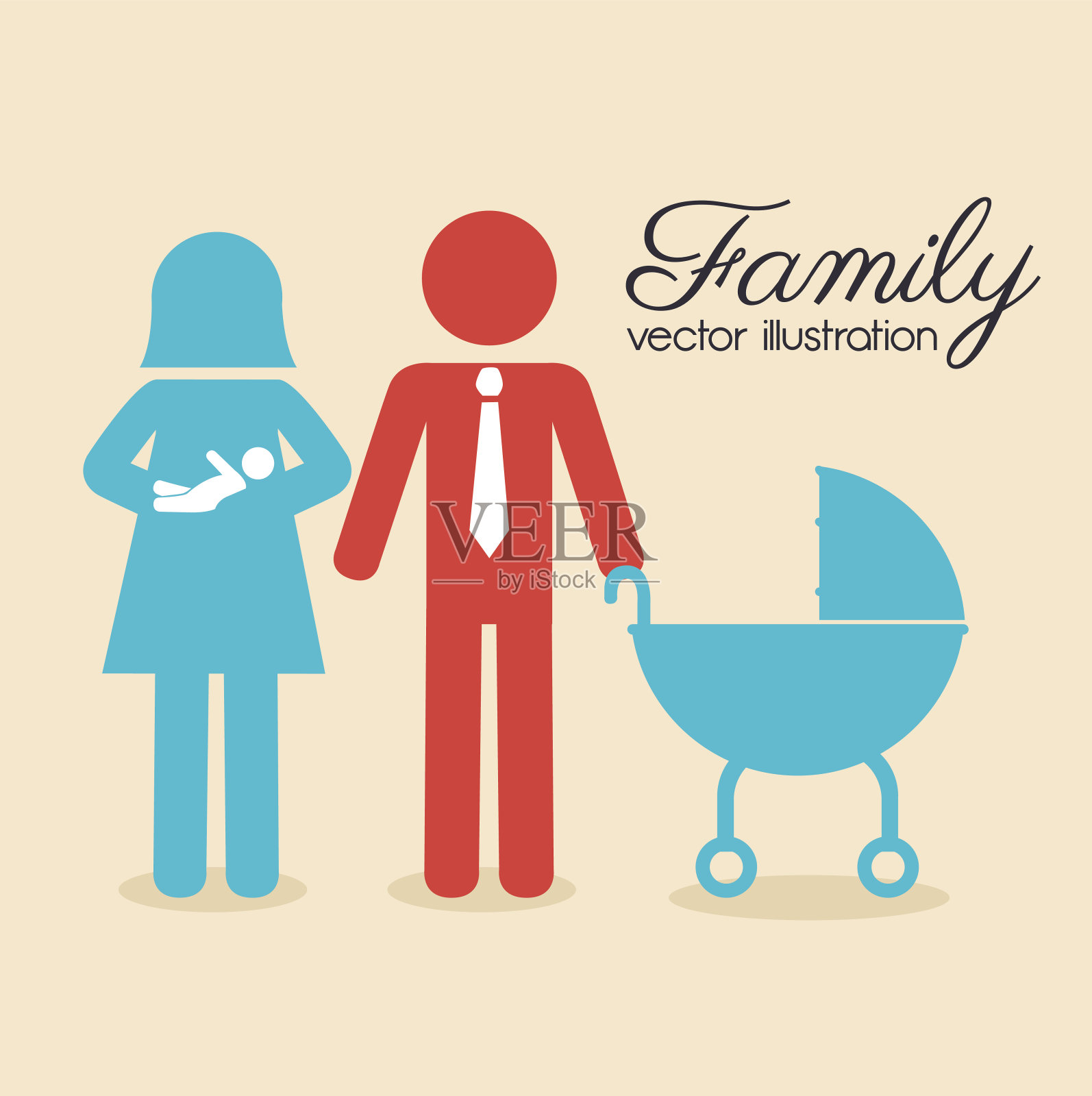 家庭设计插画图片素材