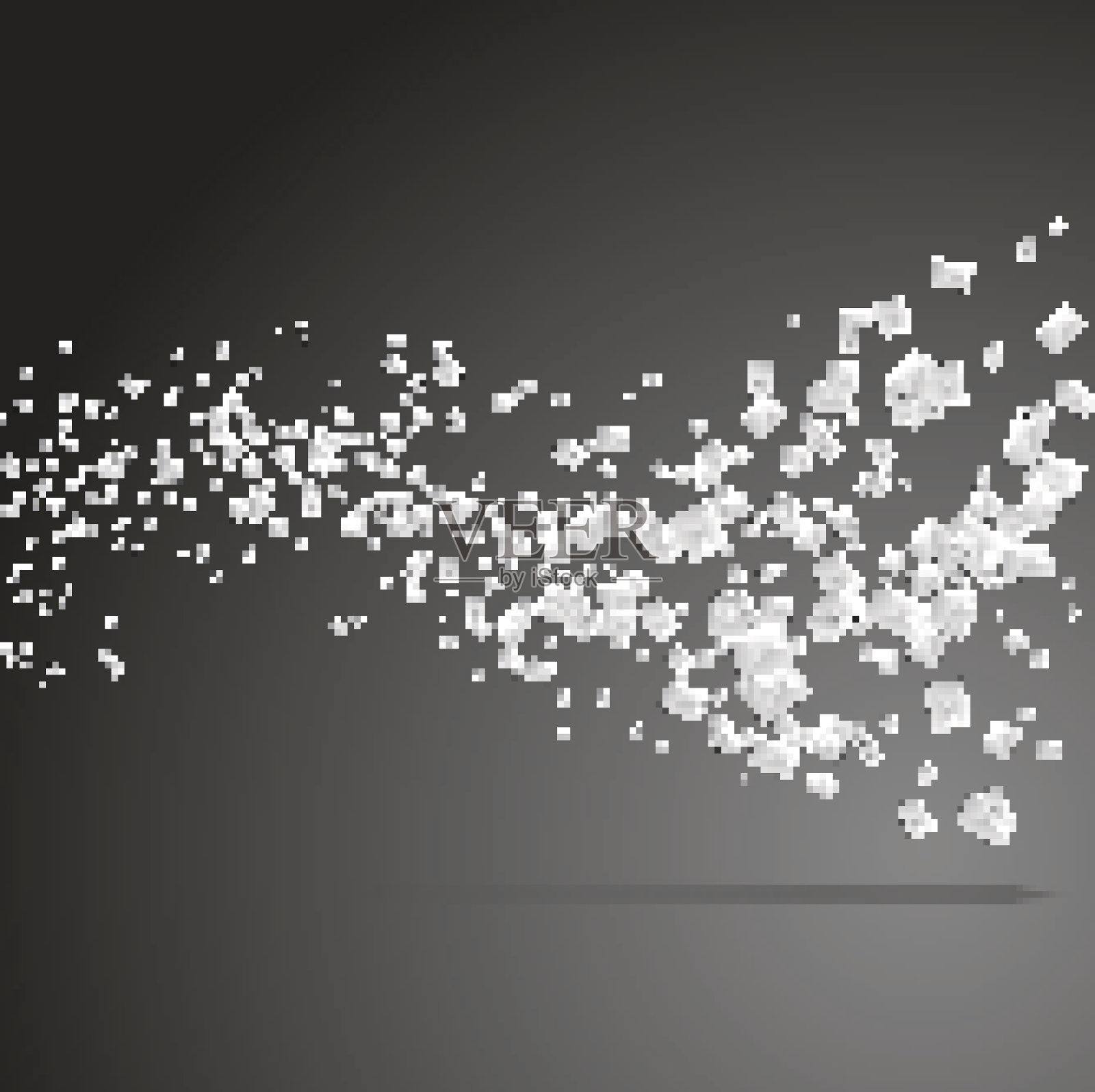 抽象的邮件背景。插画图片素材