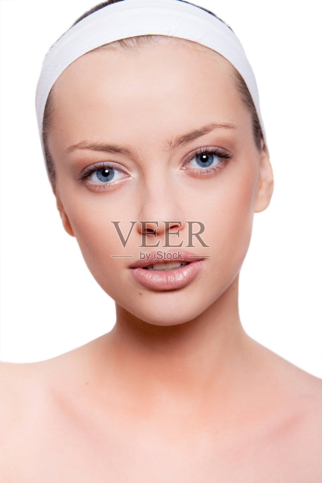 一个美丽女人的肖像照片摄影图片