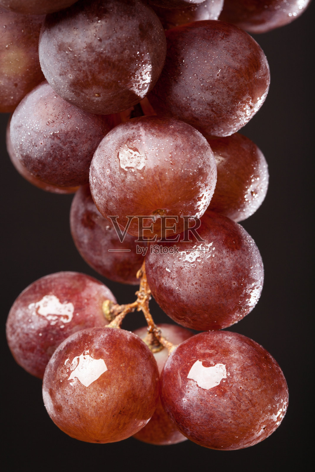 湿束红葡萄照片摄影图片