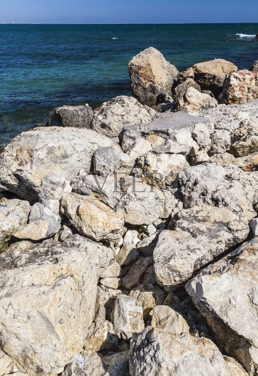 黑海沿岸的大坝照片摄影图片