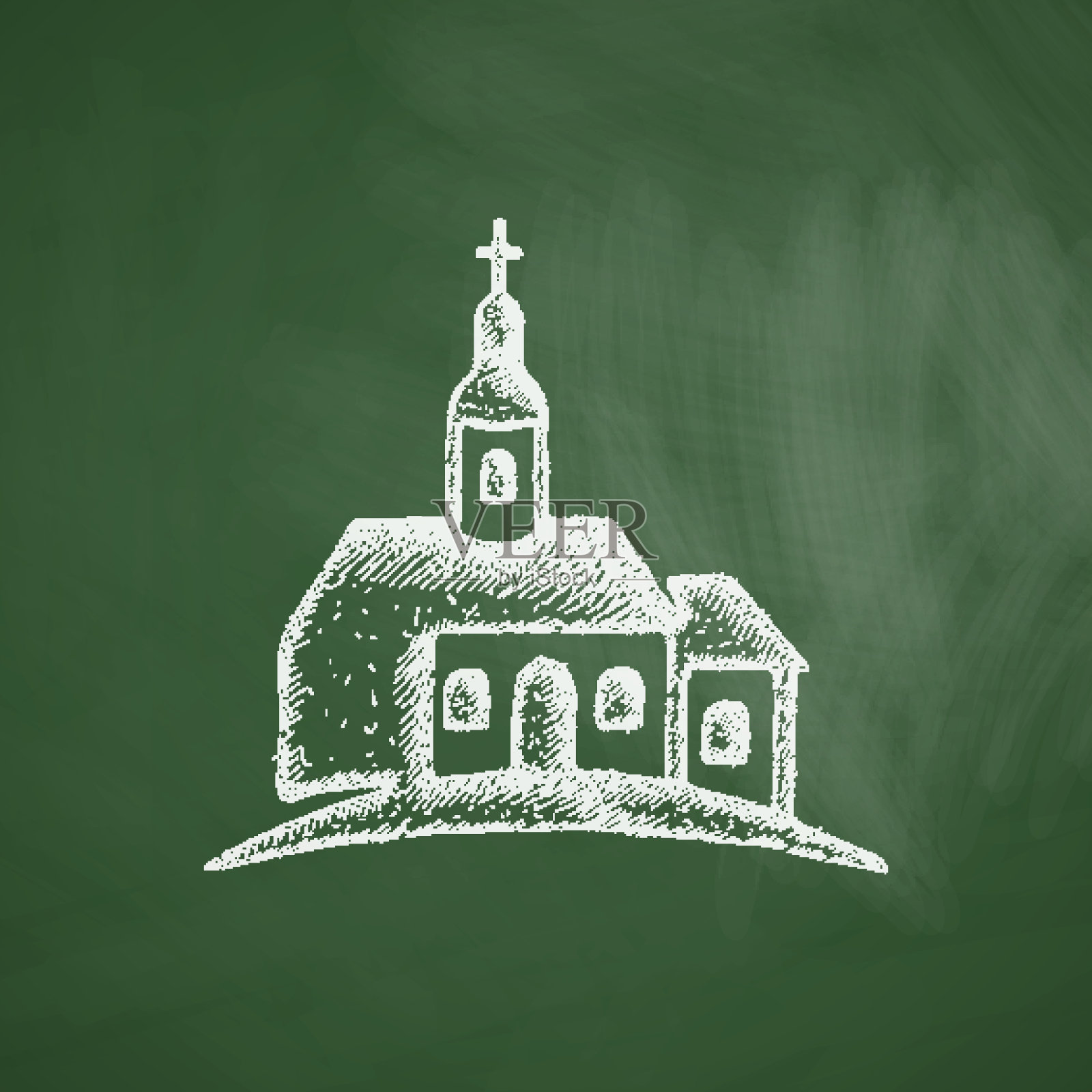 教堂的图标设计元素图片
