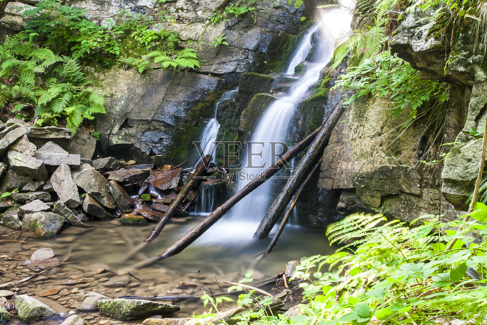 瀑布照片摄影图片