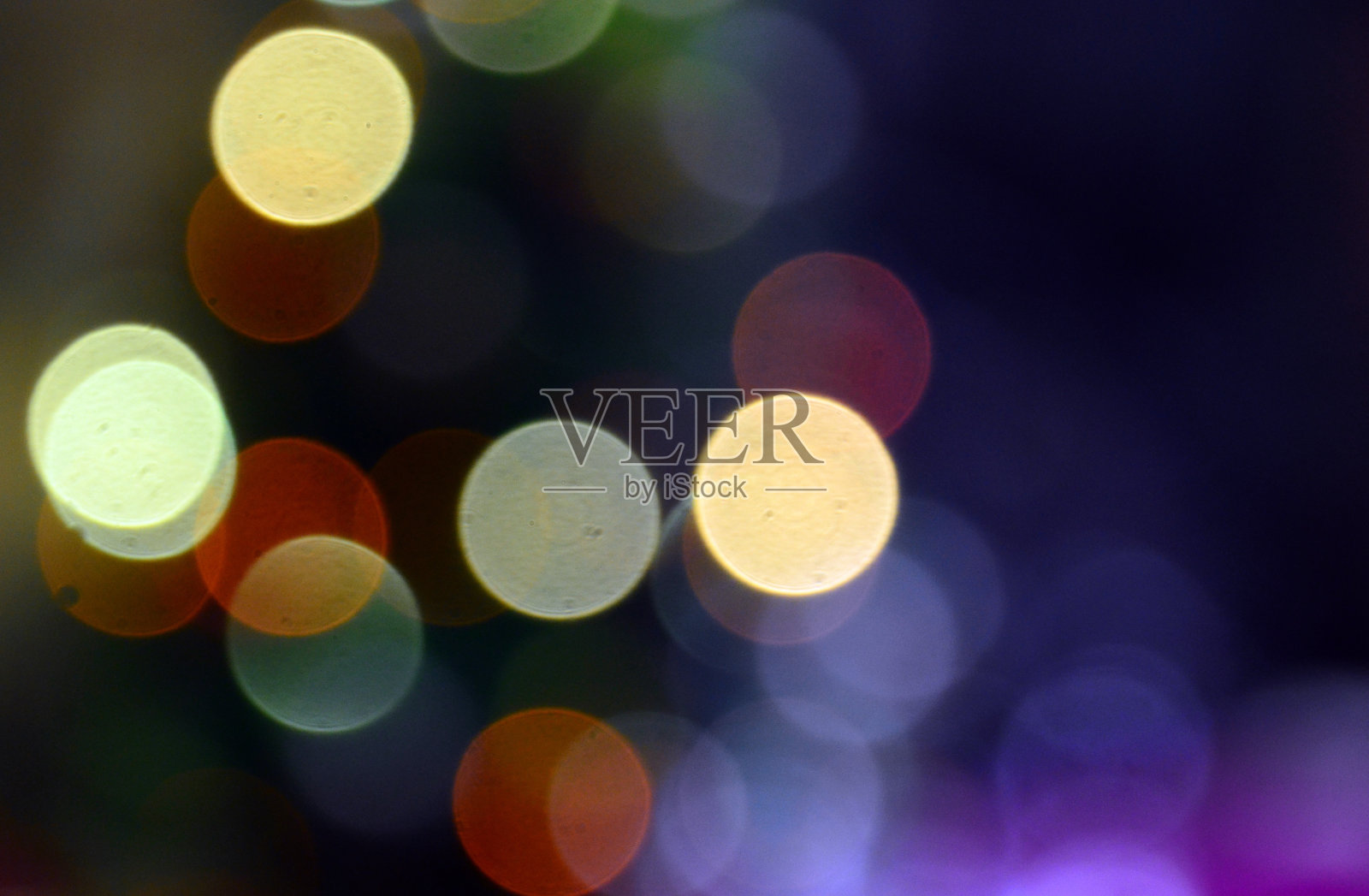 抽象的散景灯照片摄影图片