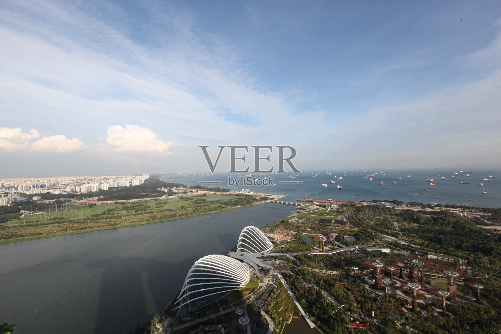 新加坡湾照片摄影图片