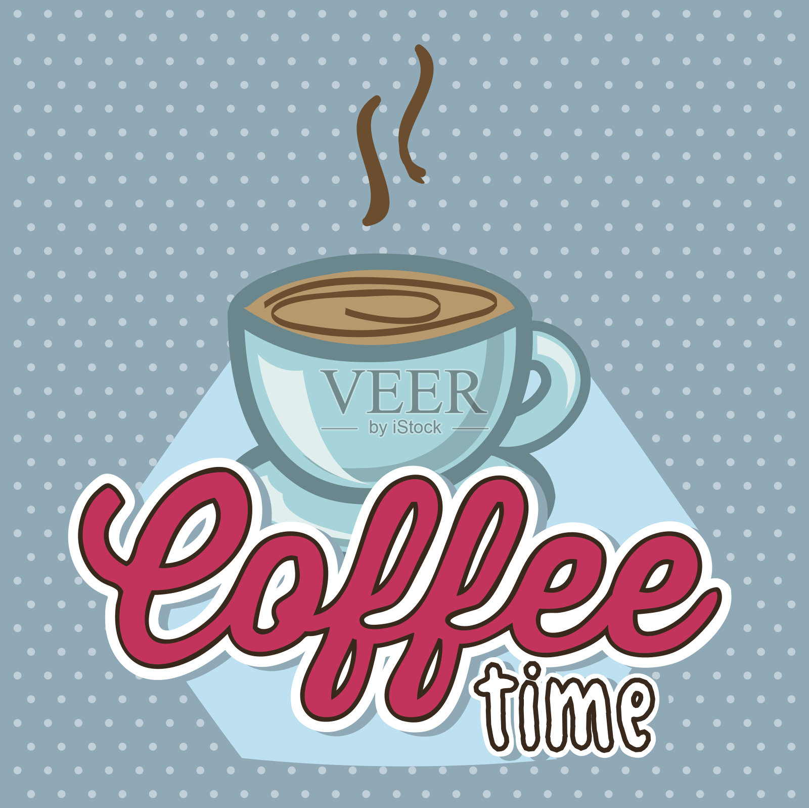 咖啡的设计插画图片素材