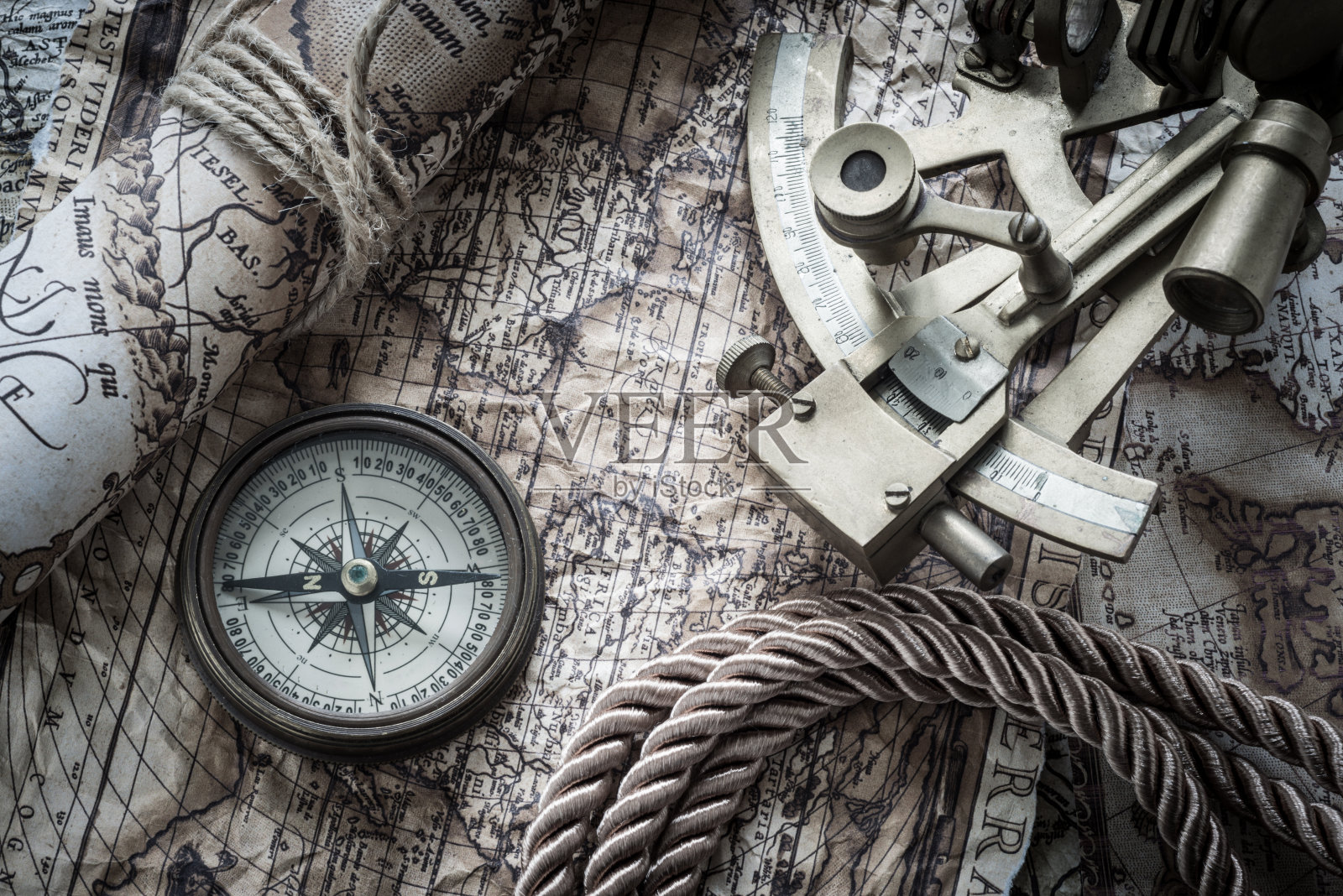 复古海洋静物照片摄影图片