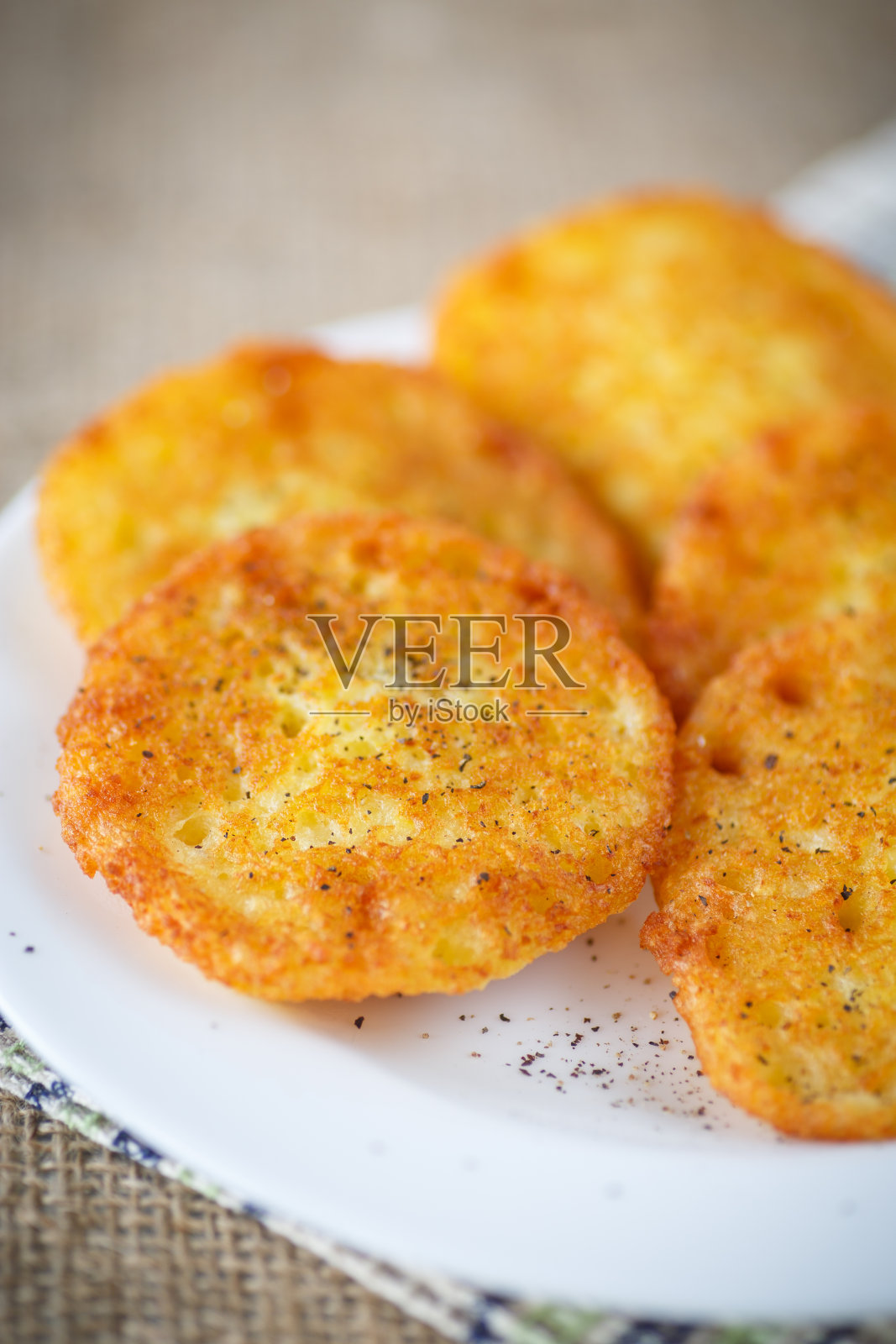 土豆煎饼照片摄影图片