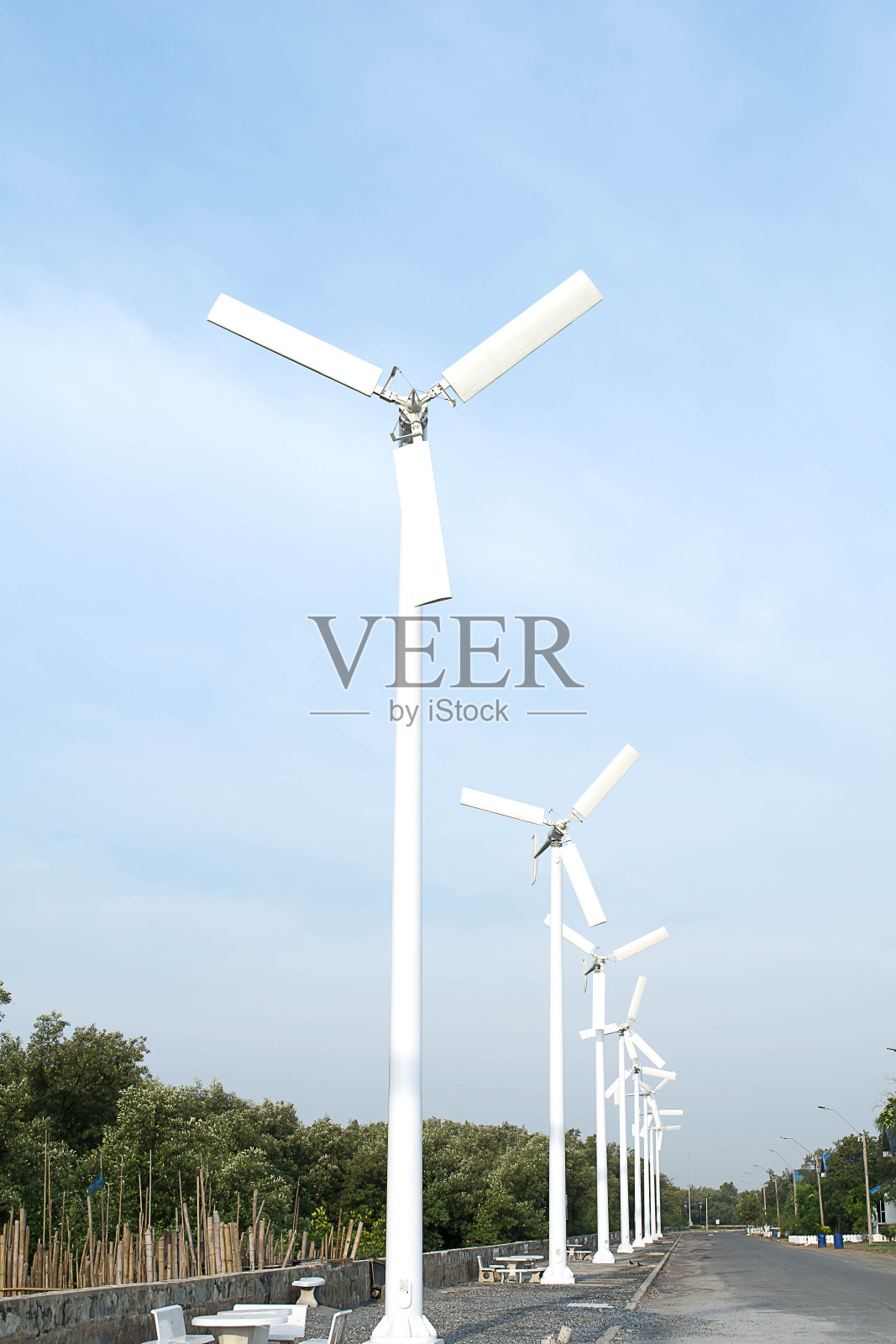 风力涡轮机照片摄影图片