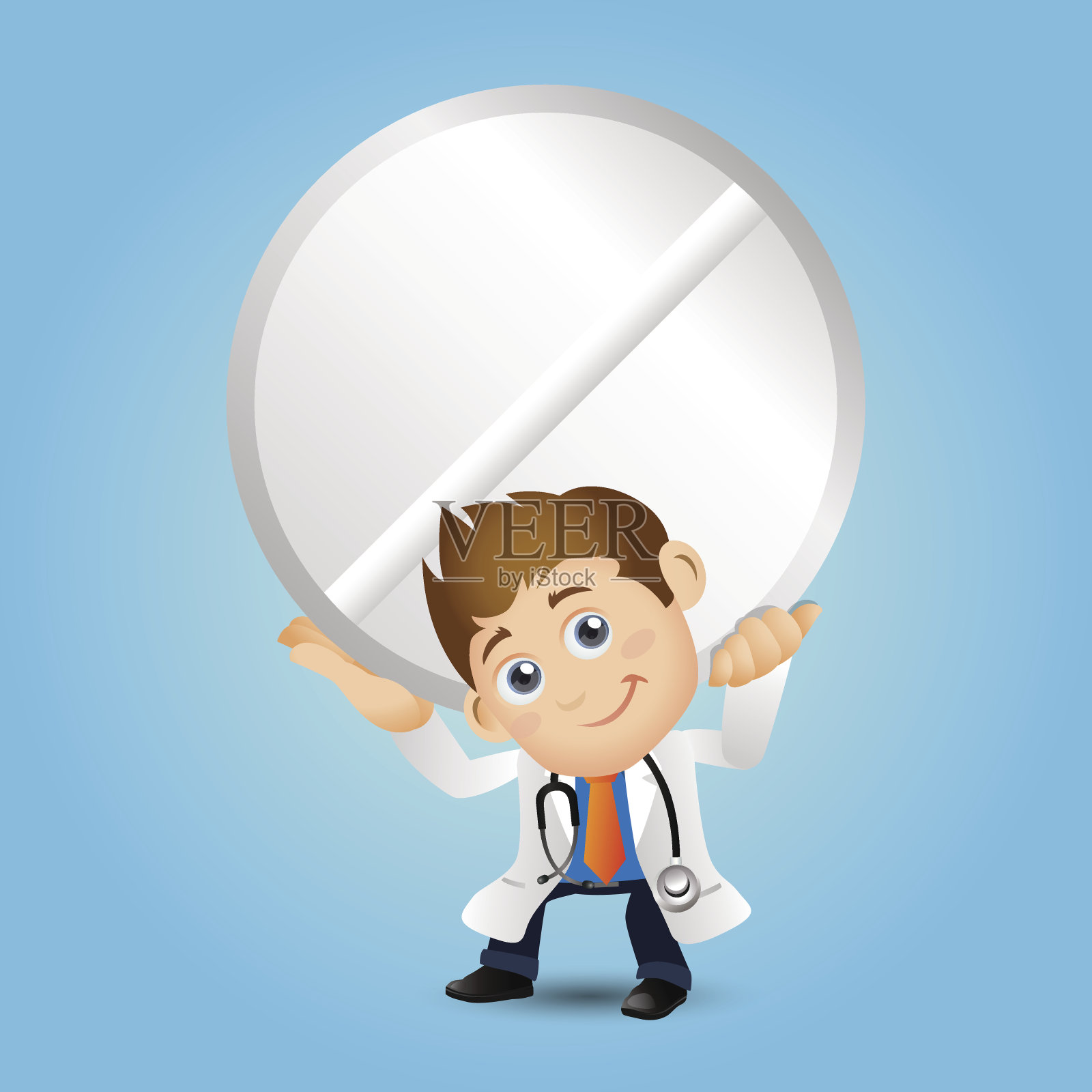 人设置-专业-医生插画图片素材