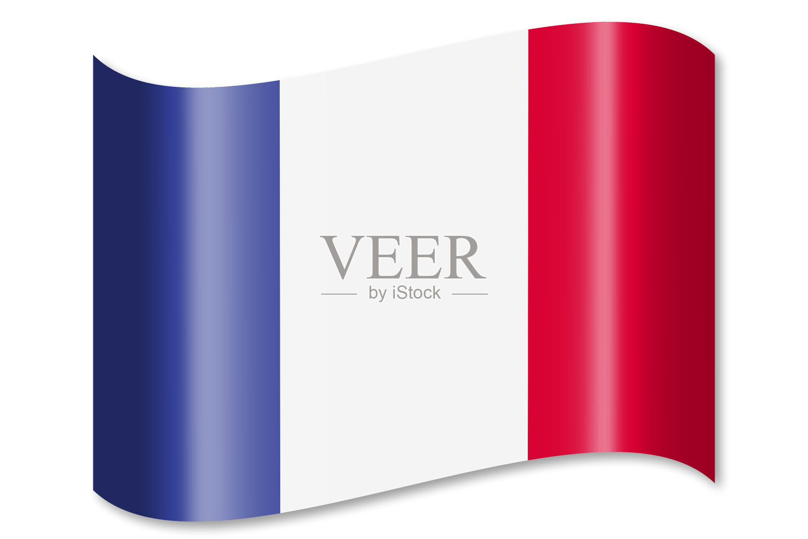 法国的国旗照片摄影图片