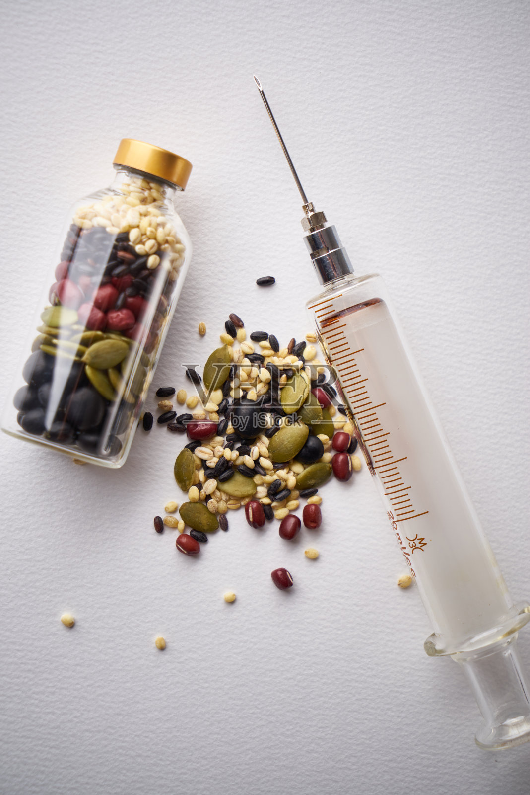 粮食注射器照片摄影图片