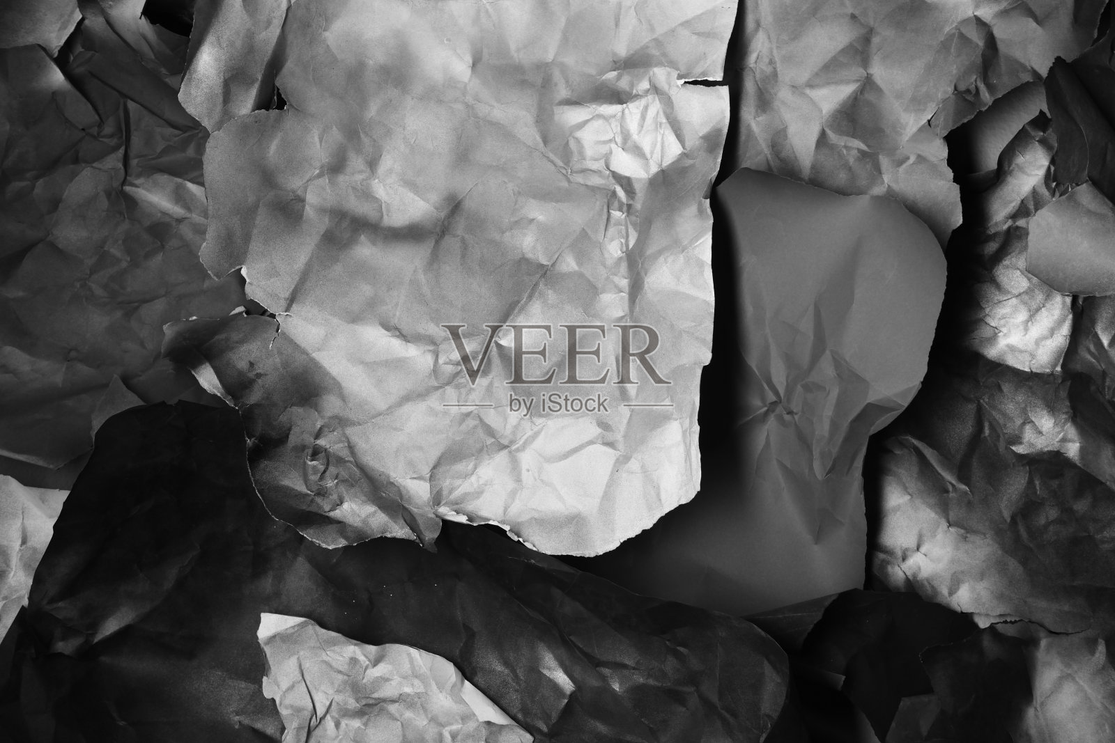 撕成彩色的纸，质地，背景照片摄影图片