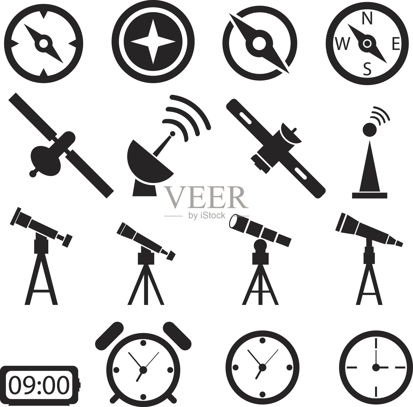 导航图标插画图片素材