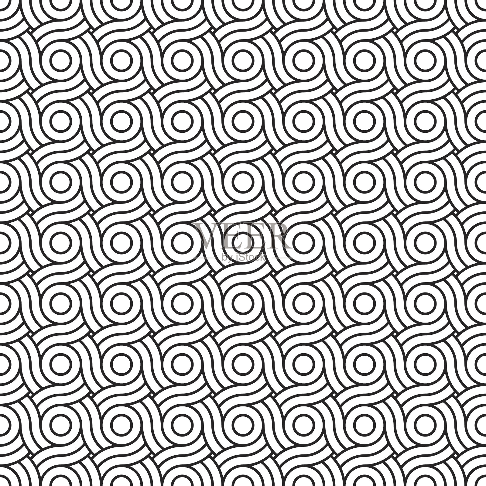 向量无缝模式。插画图片素材