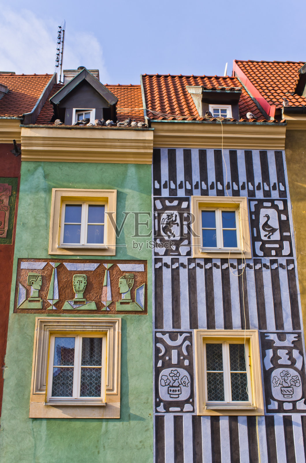 波兰波兹南的廉价公寓照片摄影图片