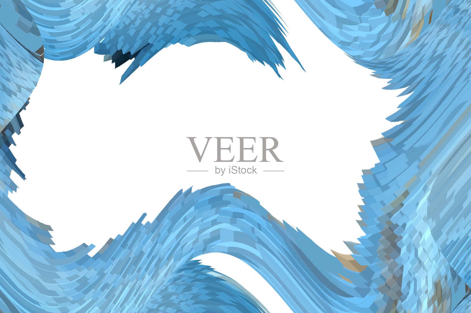 抽象蓝波背景照片摄影图片