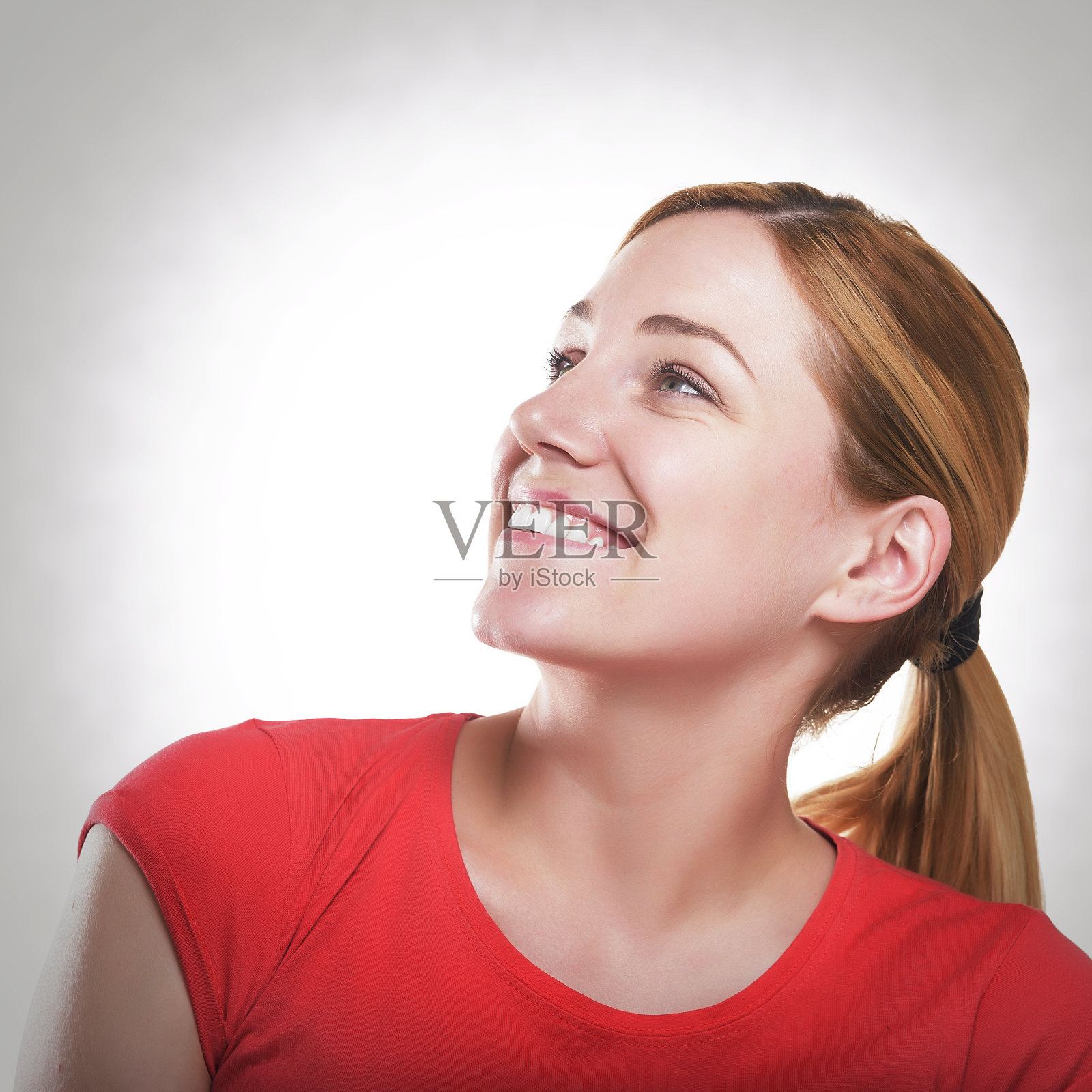 金发美女照片摄影图片