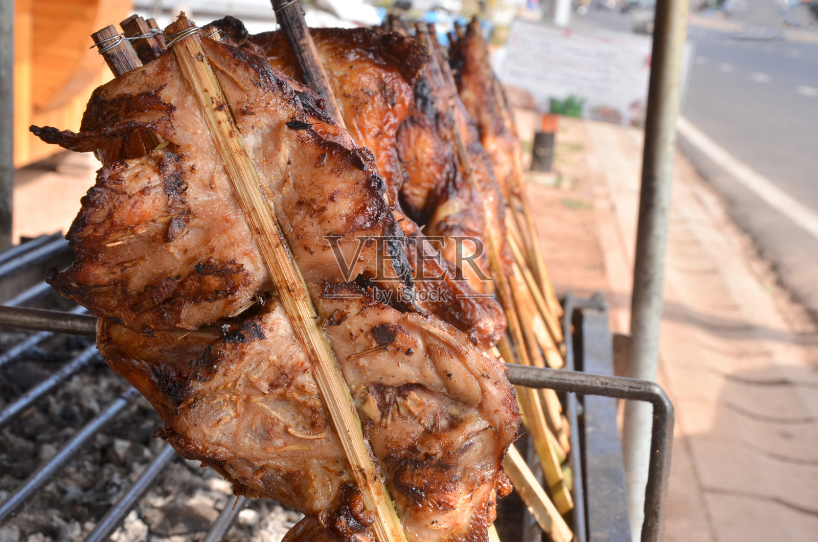 烤鸡照片摄影图片