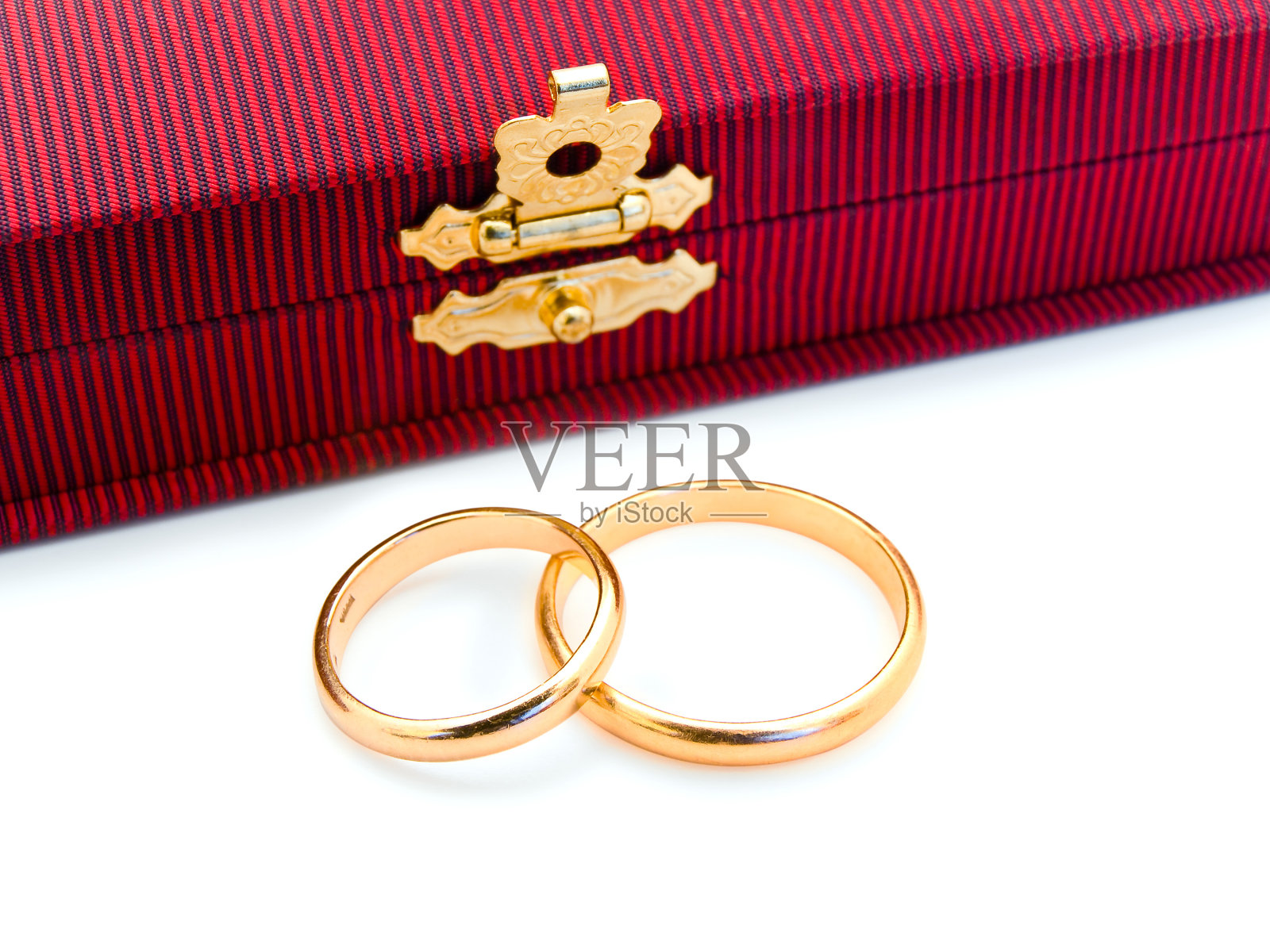 黄金结婚戒指照片摄影图片