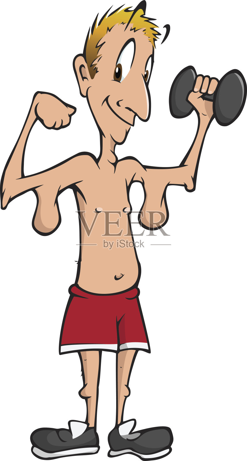 虚弱的人插画图片素材