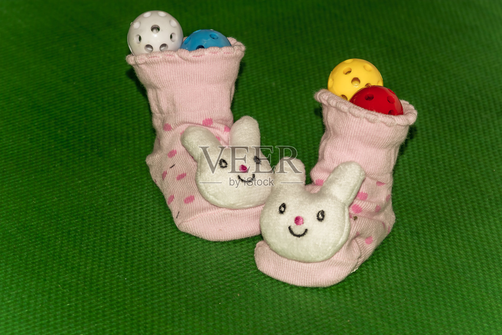 婴儿袜子照片摄影图片