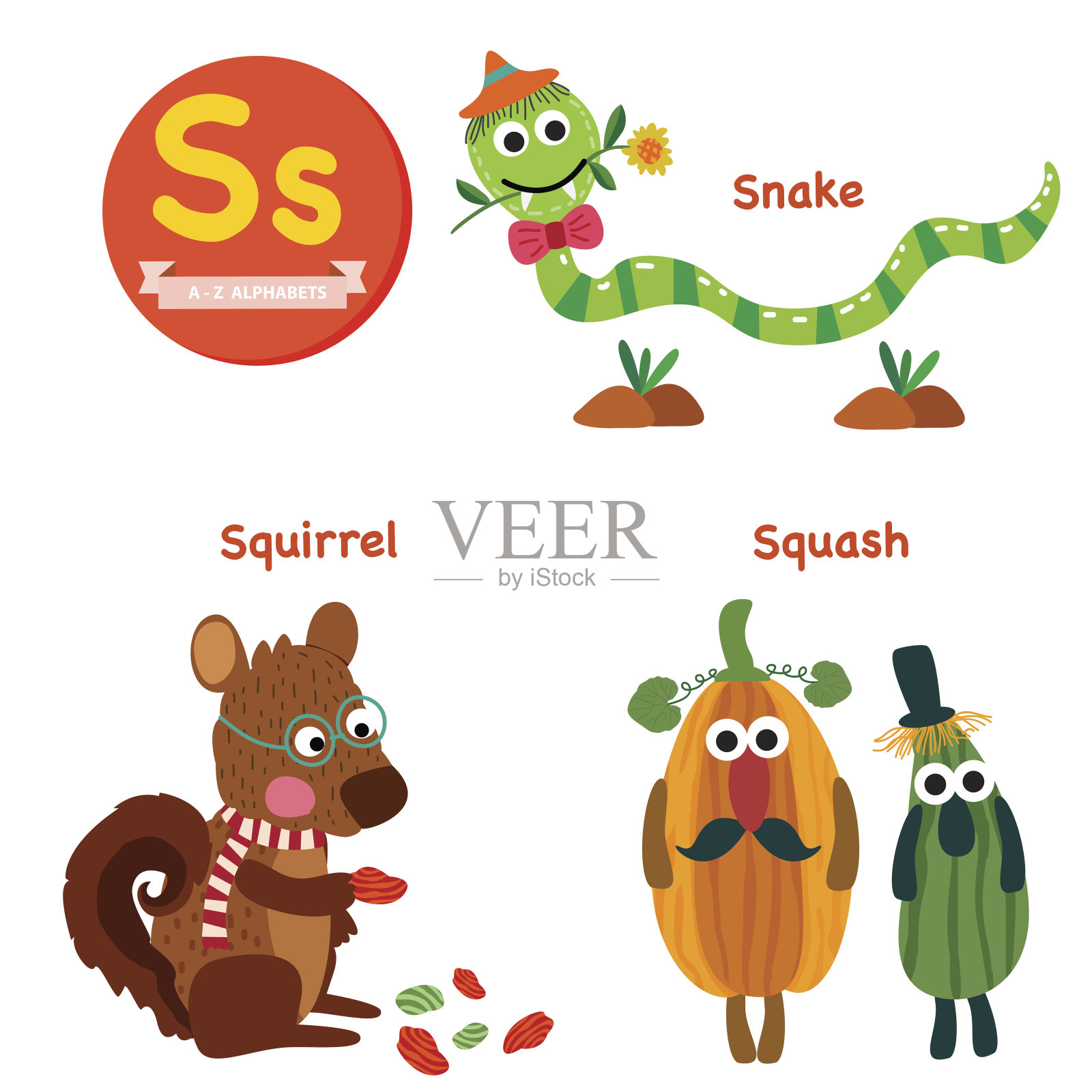 年代的词汇插画图片素材