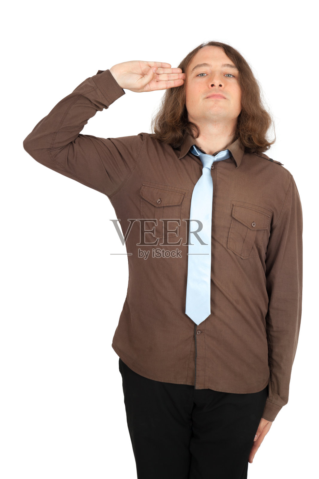 帅哥穿不同的衣服，表情也不一样照片摄影图片