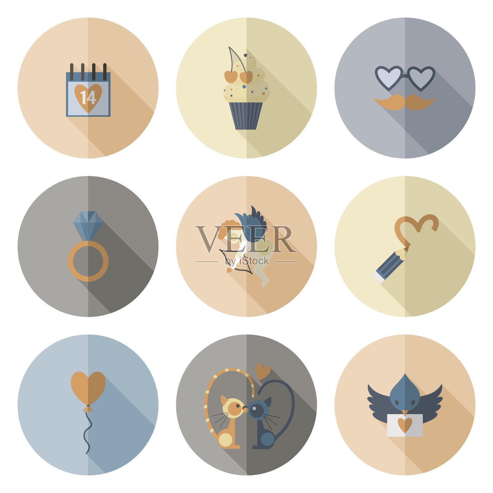 情人节快乐插画图片素材