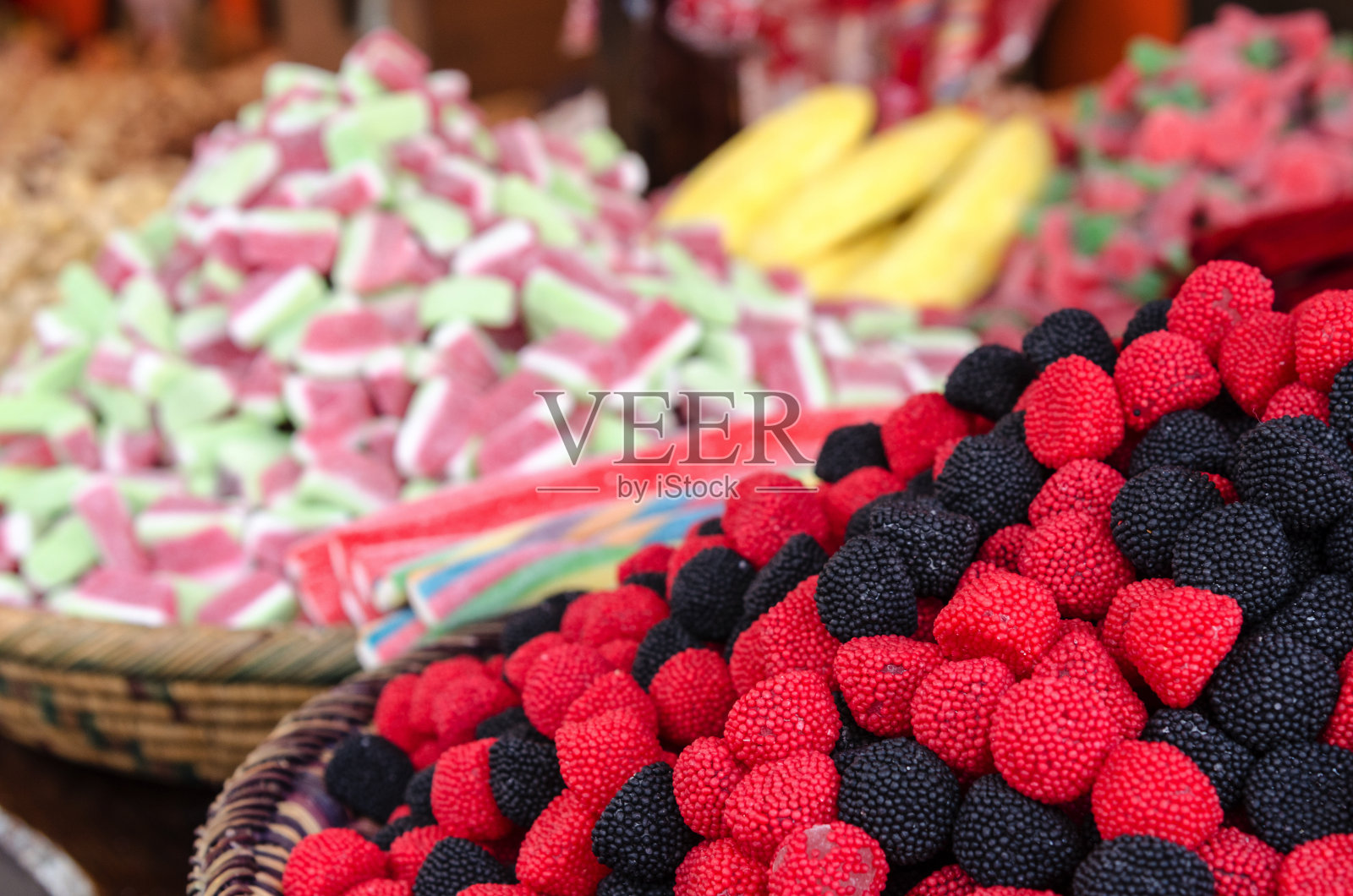 市场摊位出售水果特写照片摄影图片