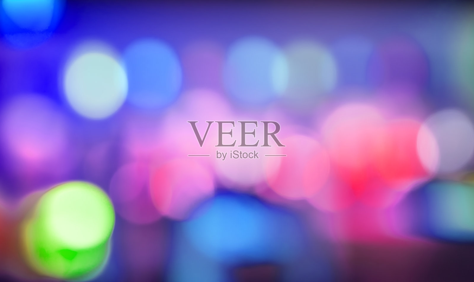 年灯散焦照片摄影图片