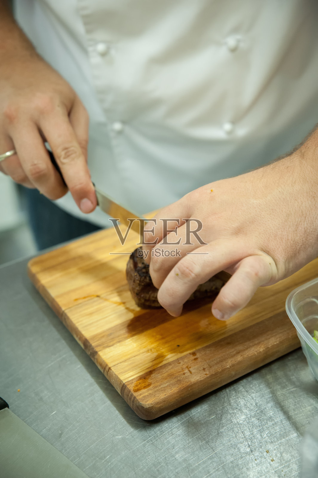 厨师准备食物照片摄影图片