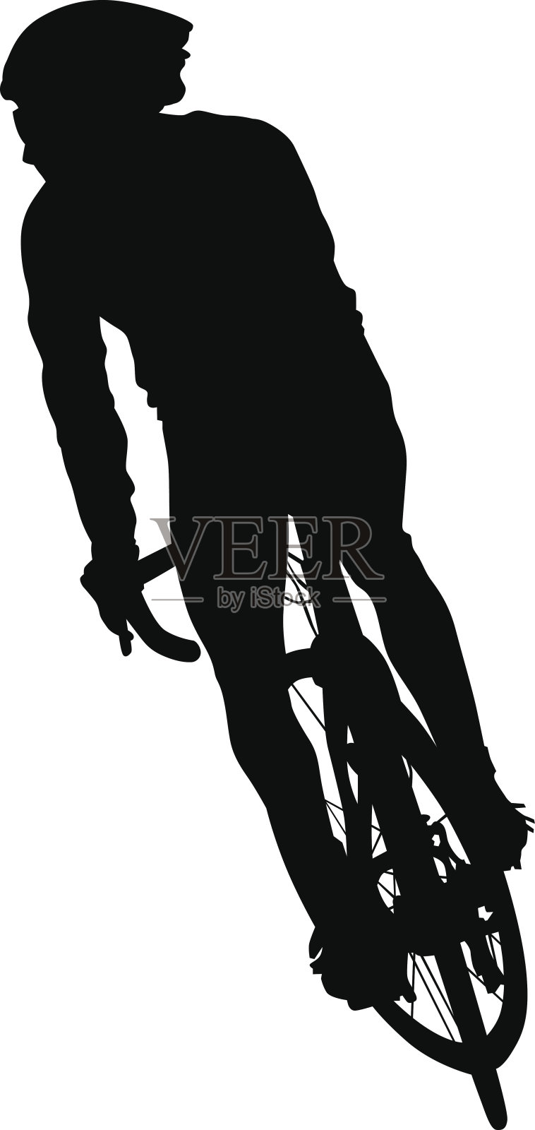 自行车运动的人设计元素图片