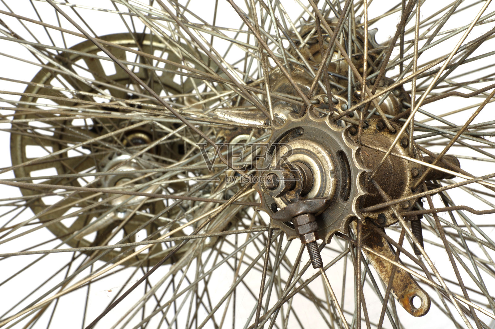 旧圆形辐条自行车3照片摄影图片