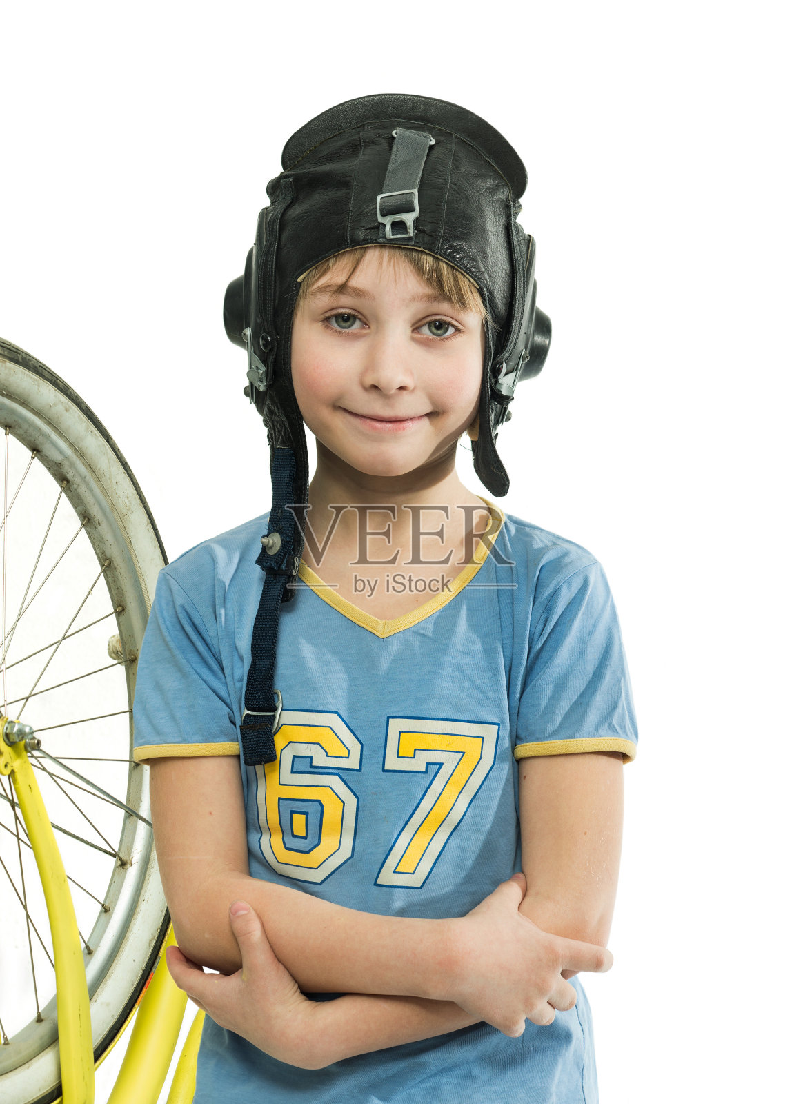 男孩的自行车照片摄影图片