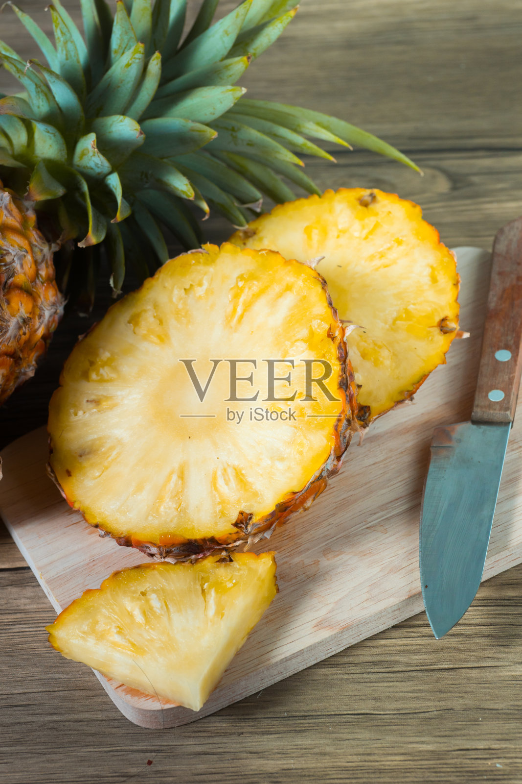 菠萝木纹理背景照片摄影图片