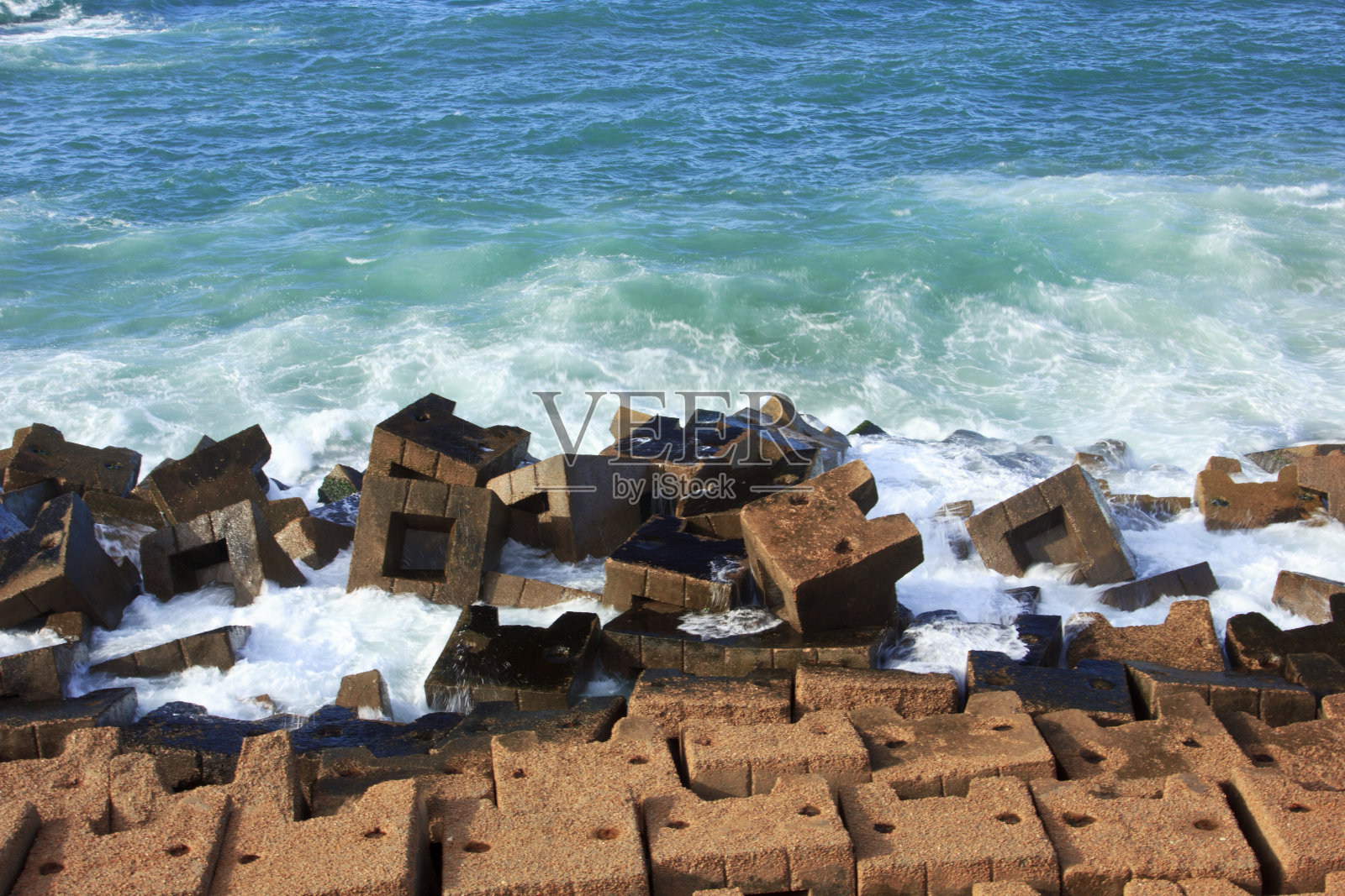 防浪堤照片摄影图片