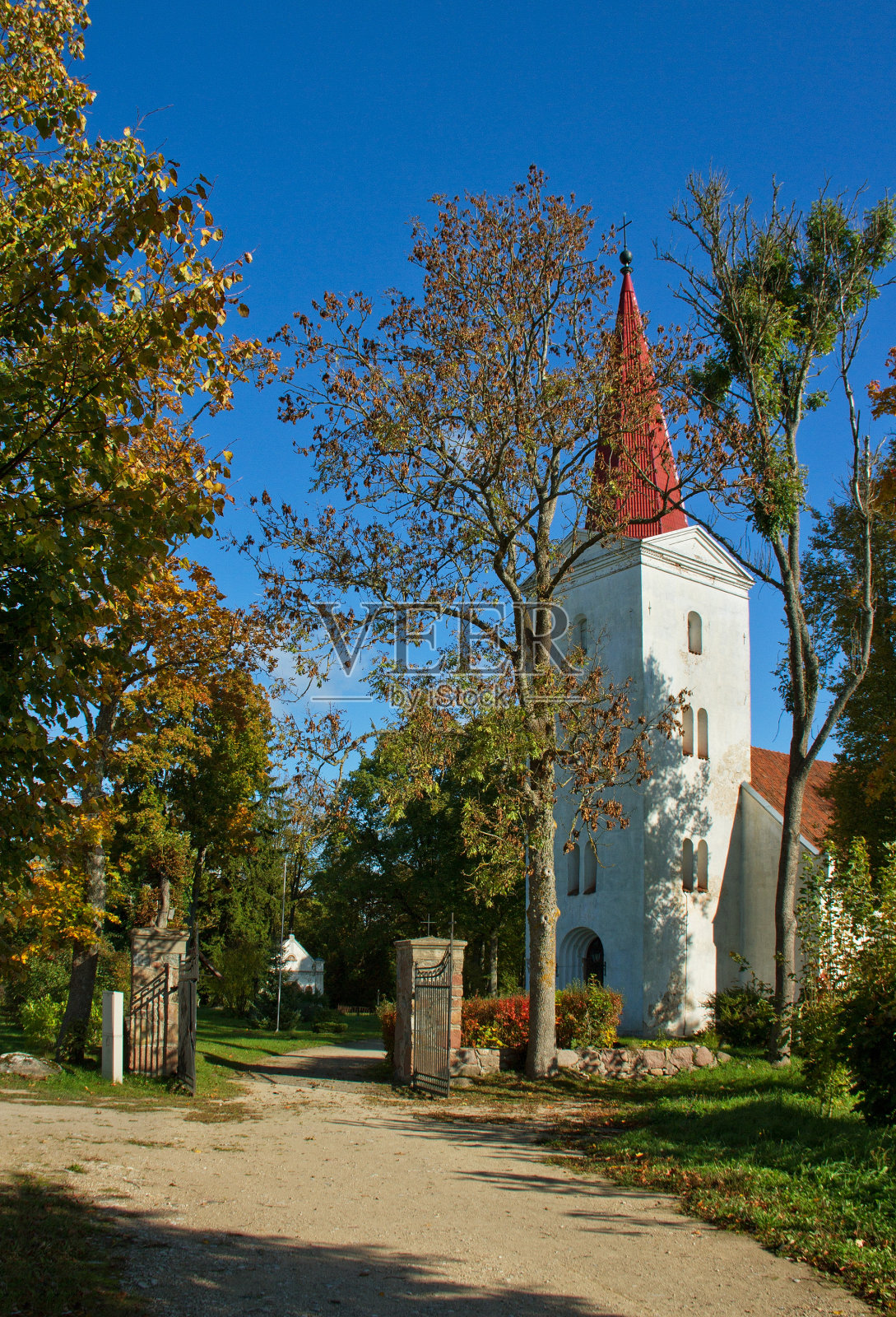 路德教会。照片摄影图片