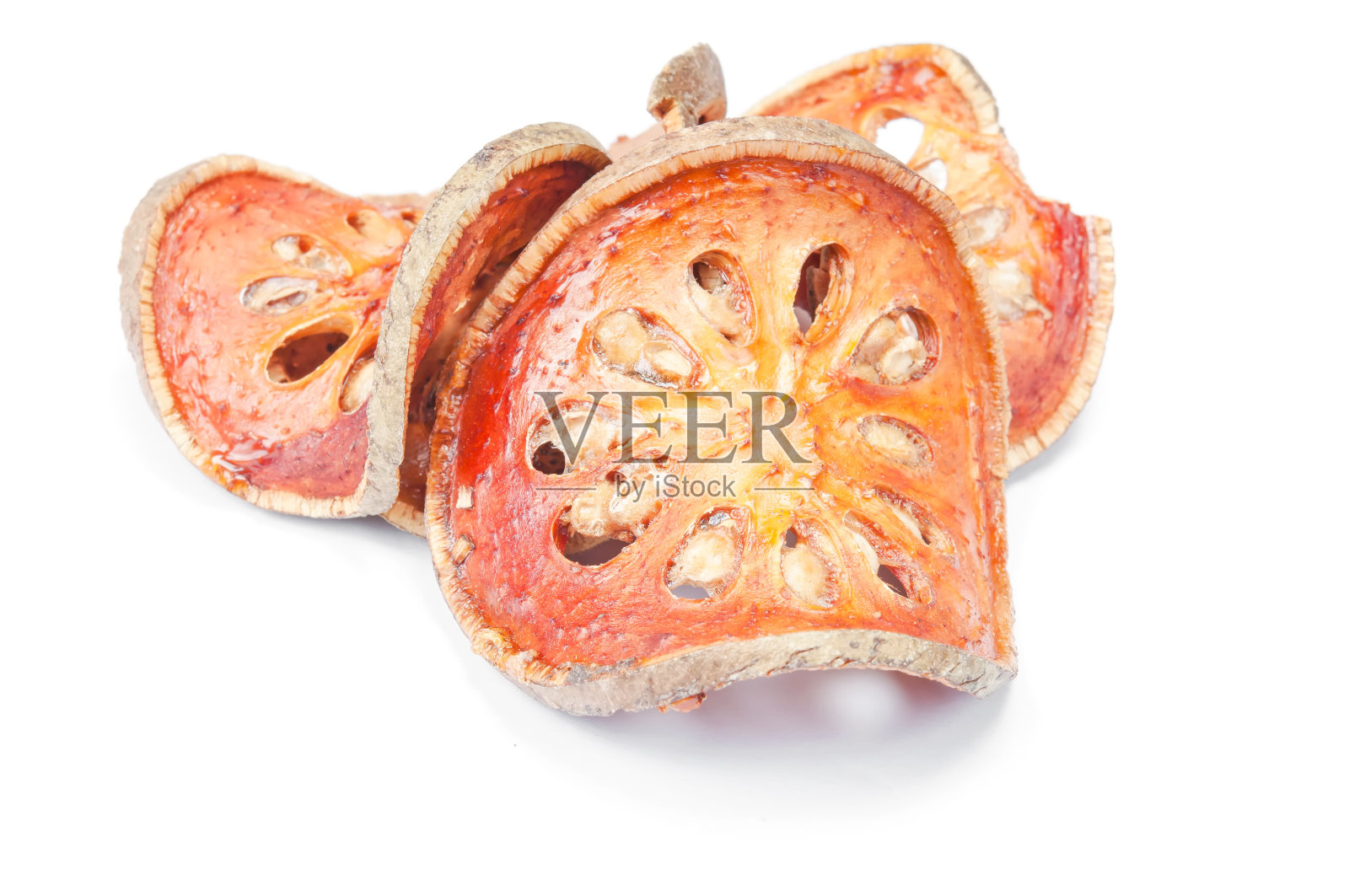 把干燥的百果片合起来照片摄影图片