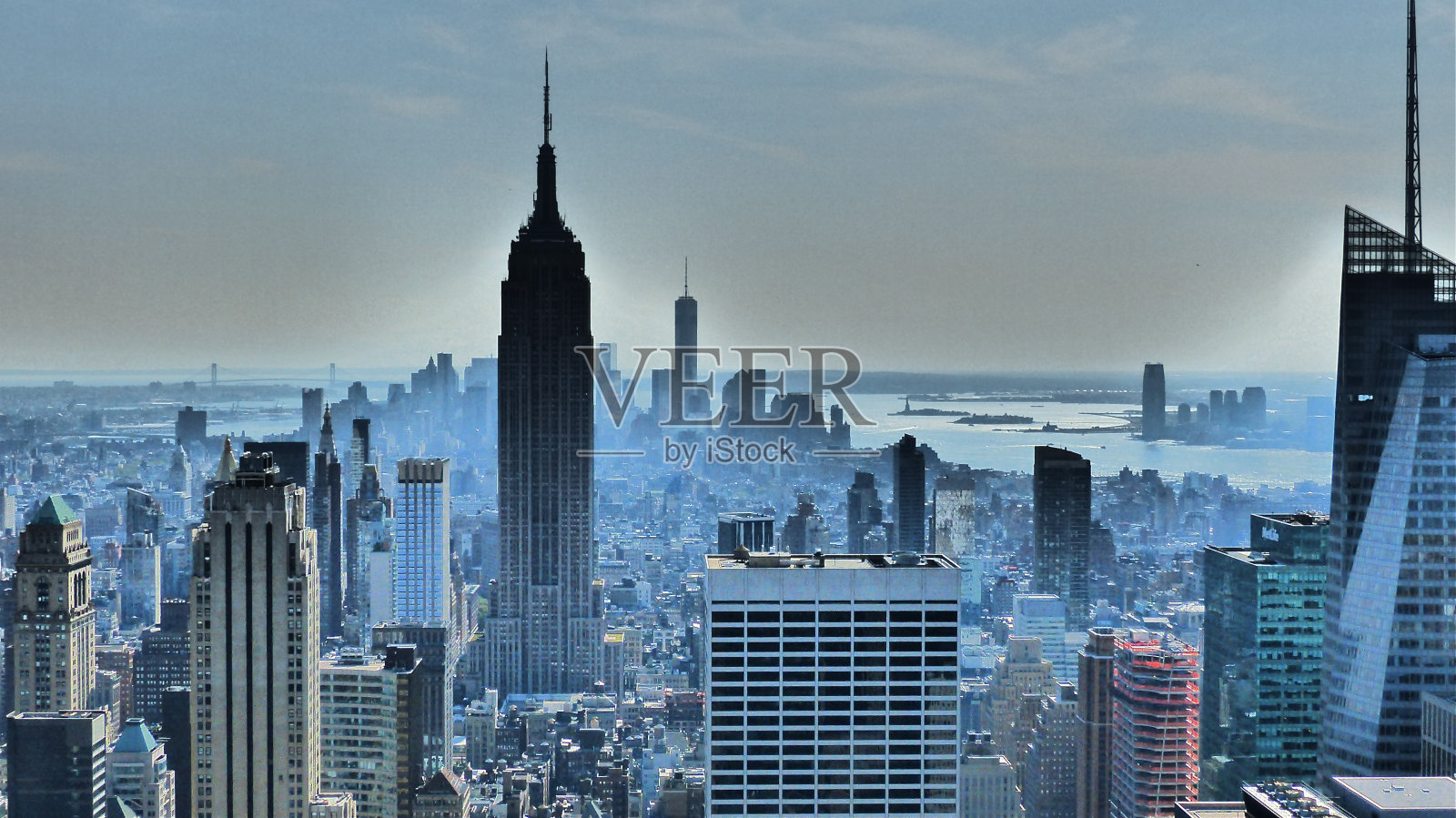 洛克菲勒中心帝国大厦照片摄影图片