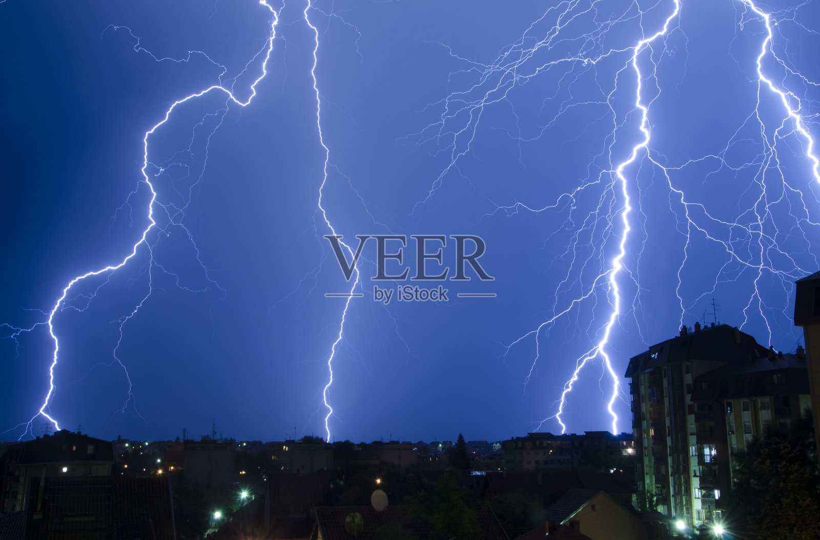 闪电照片摄影图片