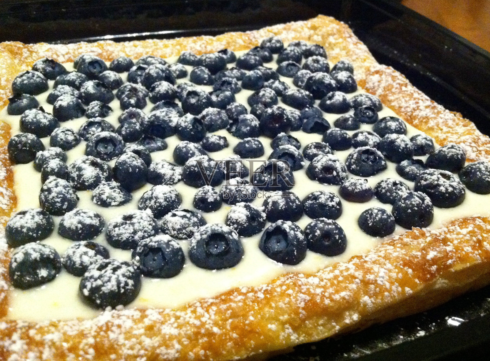 美味Bluberry馅饼照片摄影图片