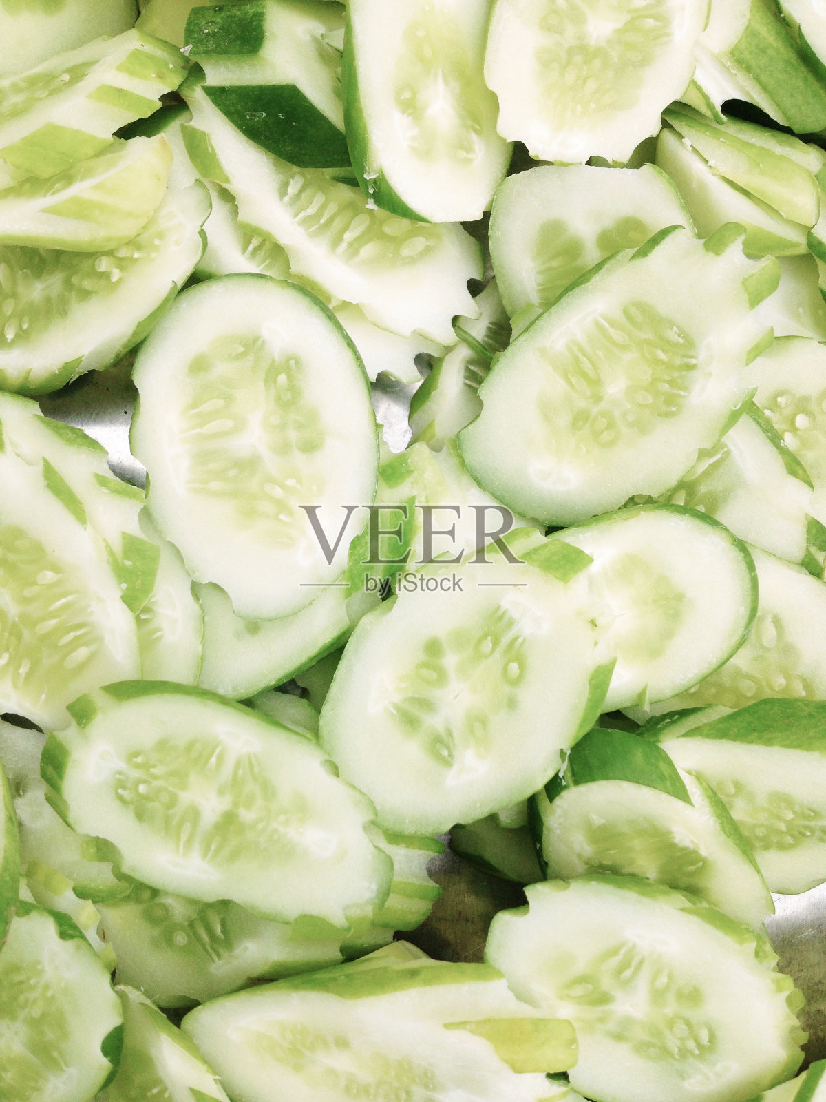 黄瓜切片背景照片摄影图片