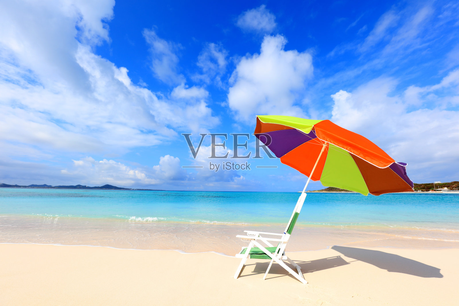 美丽的夏日海滩照片摄影图片